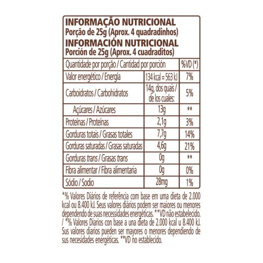 Chocolate GAROTO TALENTO Branco com Cereais e Passas 90g - Imagem em destaque
