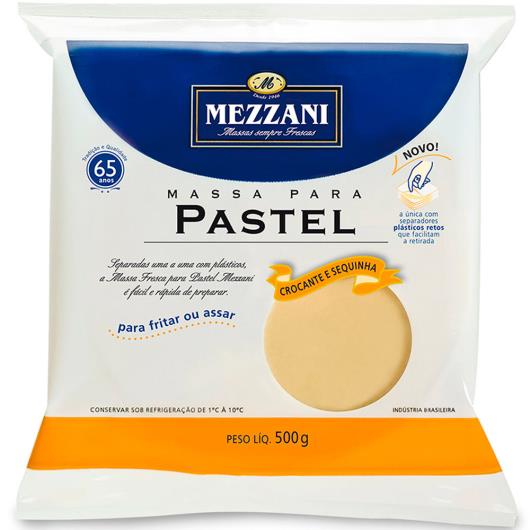 Massa para Pastel Cumbuca Pequeno Mezzani 500g - Imagem em destaque