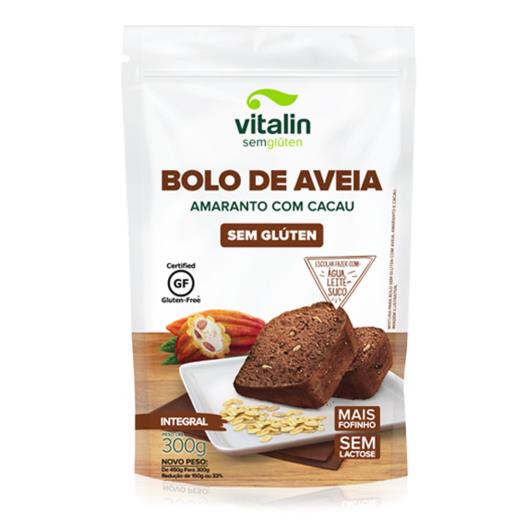 Mistura para Bolo Vitalin Aveia e Amaranto com Cacau 300g - Imagem em destaque