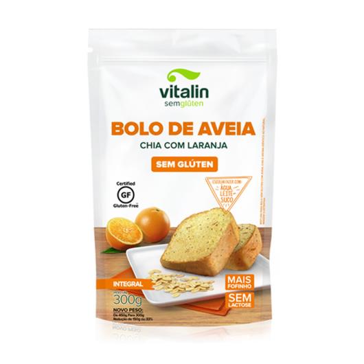 Bolo de Aveia Chia com Laranja Integral Vitalin 300g - Imagem em destaque