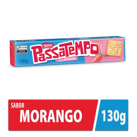 Biscoito Passatempo Recheado Morango 130g - Imagem em destaque