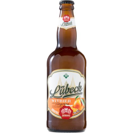 Cerveja Lubeck Witbier com Tangerina Garrafa 500ml - Imagem em destaque