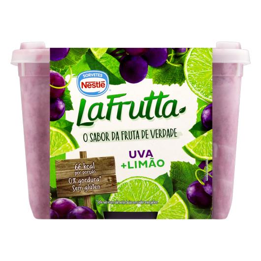 Sorvete Uva e Limão La Frutta Pote 1,5L - Imagem em destaque