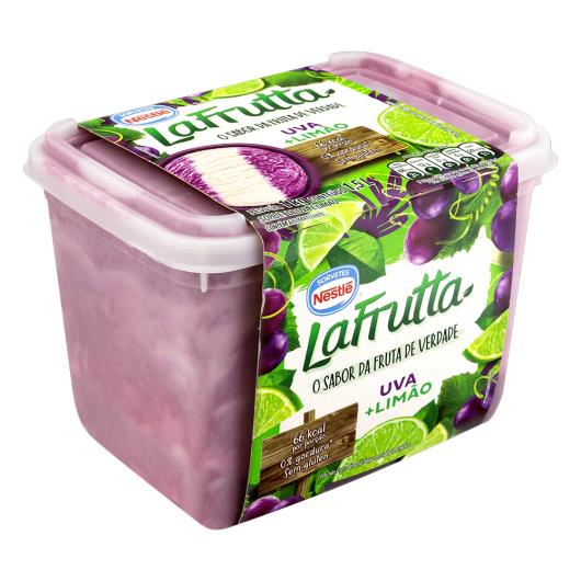 Sorvete Uva e Limão La Frutta Pote 1,5L - Imagem em destaque