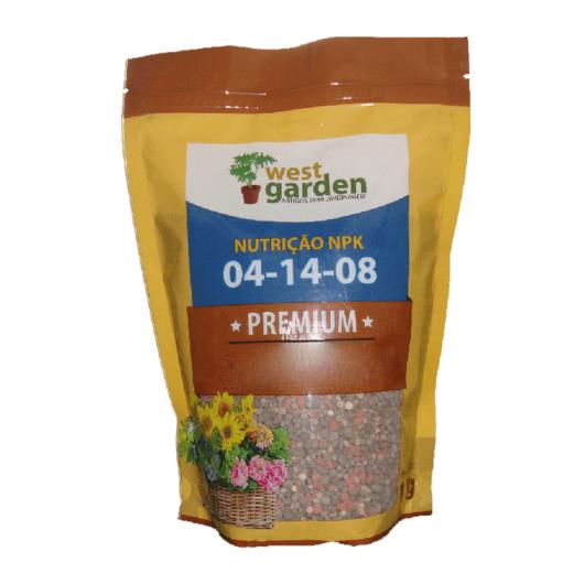 Fertilizante West Garden Nutrição NPK 04 14 08 Premium 1kg - Imagem em destaque