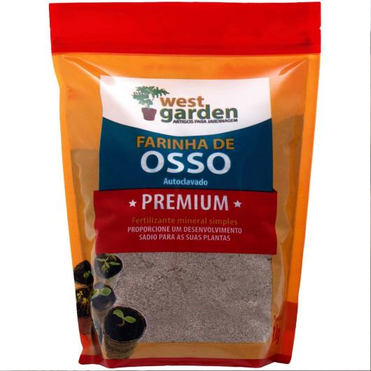 Nutrição Farinha De Osso Premium West Garden 1KG - Imagem em destaque