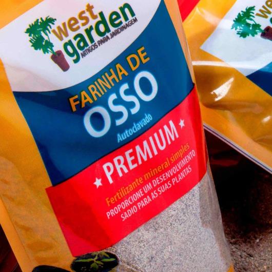 Nutrição Farinha De Osso Premium West Garden 1KG - Imagem em destaque