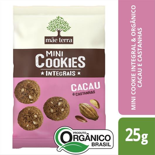 Cookies Integrais Orgânico Mãe Terra Cacau e Castanhas 25g - Imagem em destaque