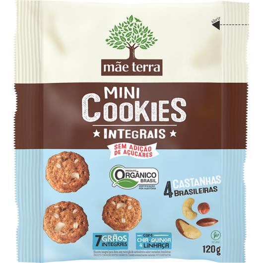 Cookie Mãe Terra 4 Castanhas Brasileiras Orgânico 120g - Imagem em destaque