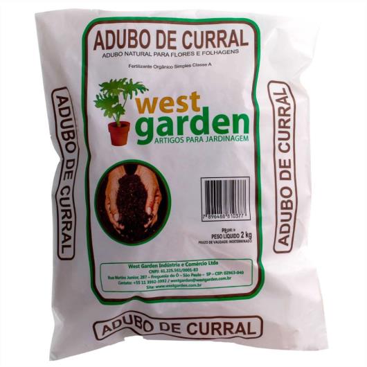 Adubo de Curral 2 Kg Premium West Garden - Imagem em destaque