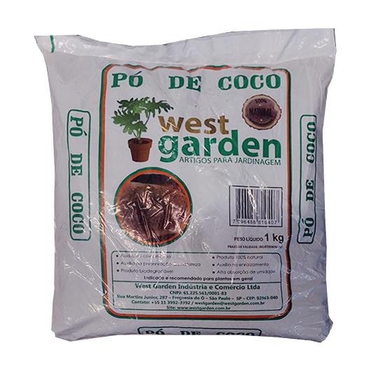 Pó de Coco West Garden 1kg - Imagem em destaque