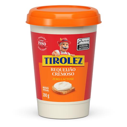 Requeijão Cremoso Tirolez Zero Lactose 200g - Imagem em destaque