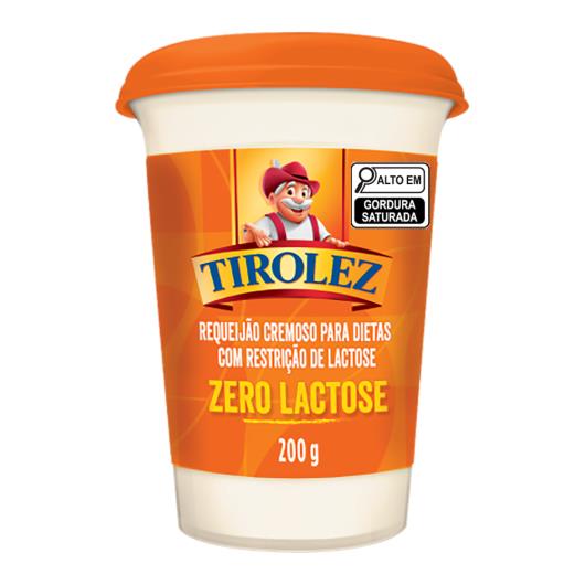 Requeijão Cremoso Tirolez Zero Lactose 200g - Imagem em destaque