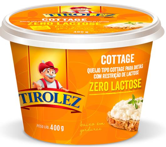 Queijo Tirolez Cottage Zero Lactose 400g - Imagem em destaque