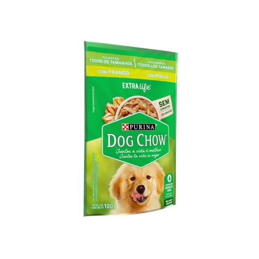 NESTLÉ® PURINA® DOG CHOW® ExtraLife® Ração Úmida para Cães Filhotes de Todos os Tamanhos Frango 100g - Imagem em destaque