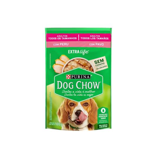 NESTLÉ® PURINA® DOG CHOW® ExtraLife® Ração Úmida para Cães Adultos de Todos os Tamanhos Peru 100g - Imagem em destaque