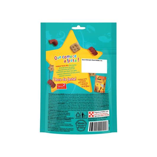 NESTLÉ® PURINA® FRISKIES® PARTY MIX Petisco para Gatos Adultos Camarão, Salmão e Atum 40g - Imagem em destaque