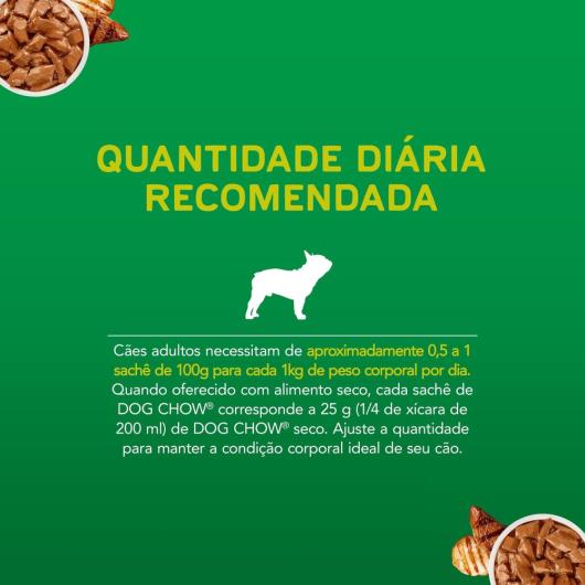 NESTLÉ® PURINA® DOG CHOW® ExtraLife® Ração Úmida para Cães Adultos de Todos os Tamanhos Mix de Frango e Carne 100g - Imagem em destaque