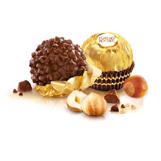 Ovo de Páscoa Ferrero Rocher ao leite com 6 bombons Ferrero Rocher 365g - Imagem em destaque