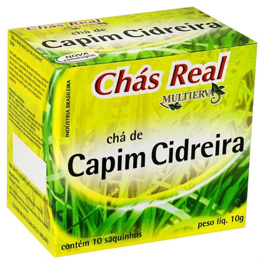 Chá Capim-Cidreira Chás Real Caixa 10g 10 Unidades - Imagem em destaque