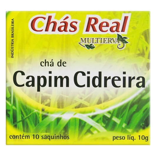 Chá Capim-Cidreira Chás Real Caixa 10g 10 Unidades - Imagem em destaque