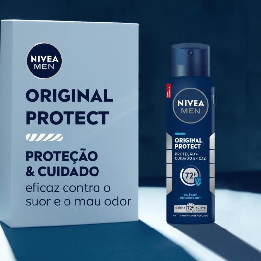 Desodorante Antitranspirante Aerossol Nivea Original Protect 150ml - Imagem em destaque