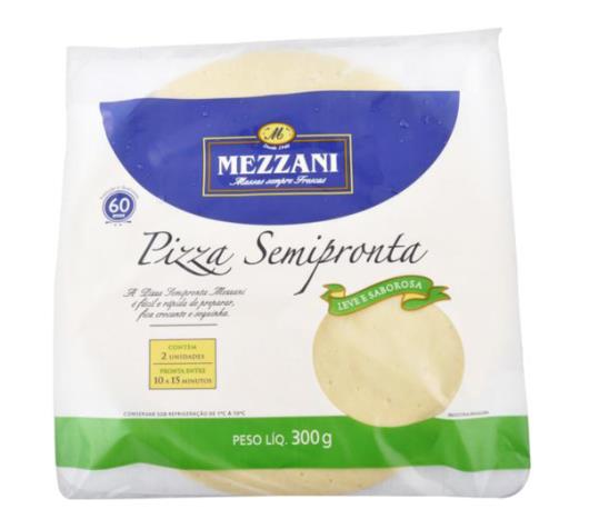 Massa para pizza com 2 unidades Mezzani 300g - Imagem em destaque