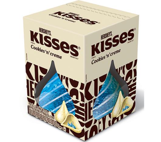 Chocolate Hershey's Kisses Cookies 'n' Creme 215g - Imagem em destaque