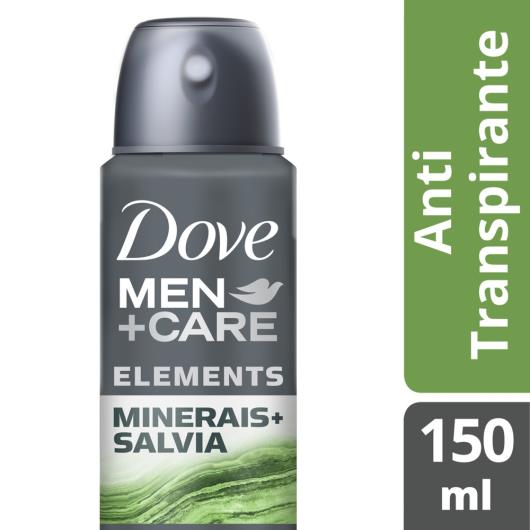 Desodorante Antitranspirante Aerosol Dove Men+Care Minerais + Sálvia 150ml - Imagem em destaque