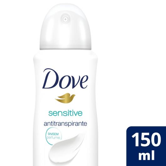 Desodorante Antitranspirante Aerosol Dove Sensitive 150ml - Imagem em destaque