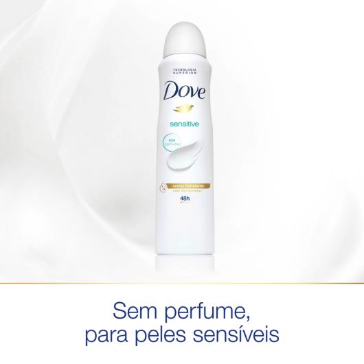 Desodorante Antitranspirante Aerosol Dove Sensitive 150ml - Imagem em destaque