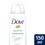 Desodorante Antitranspirante Aerosol Dove Sensitive 150ml