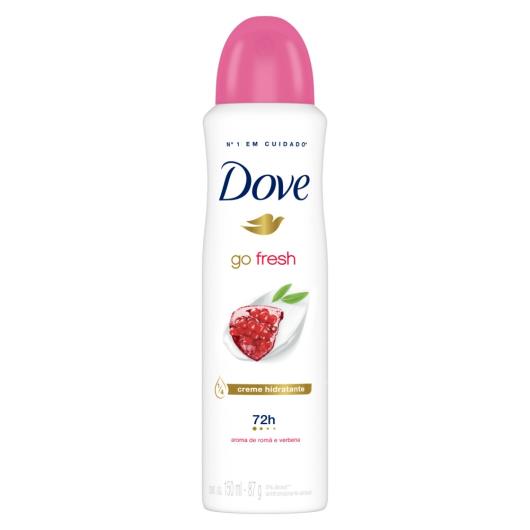 Desodorante Antitranspirante Aerosol Dove Go Fresh Romã e Verbena 150ml - Imagem em destaque