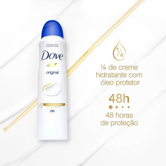 Desodorante Antitranspirante Aerosol Dove Original 150ml - Imagem em destaque