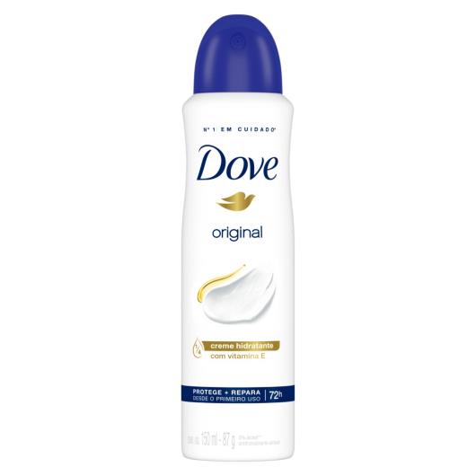 Desodorante Antitranspirante Aerosol Dove Original 150ml - Imagem em destaque