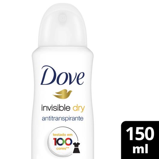 Desodorante Antitranspirante Aerosol Dove Invisible Dry 150ml - Imagem em destaque