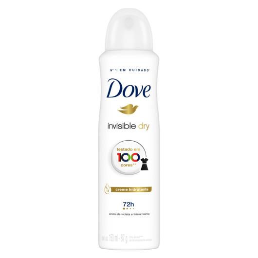 Desodorante Antitranspirante Aerosol Dove Invisible Dry 150ml - Imagem em destaque