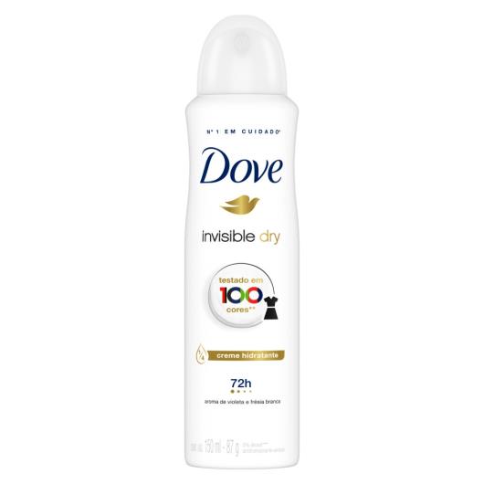 Desodorante Antitranspirante Aerosol Dove Invisible Dry 150ml - Imagem em destaque