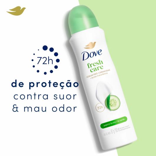 Desodorante Antitranspirante Aerosol Dove Pepino e Chá Verde 150ml - Imagem em destaque