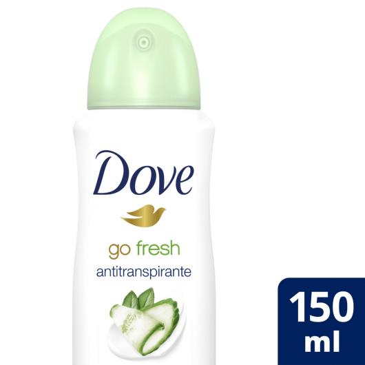 Desodorante Antitranspirante Aerosol Dove Go Fresh Pepino e Chá Verde 150ml - Imagem em destaque