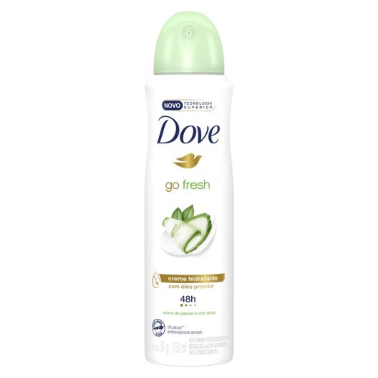 Desodorante Antitranspirante Aerosol Dove Go Fresh Pepino e Chá Verde 150ml - Imagem em destaque