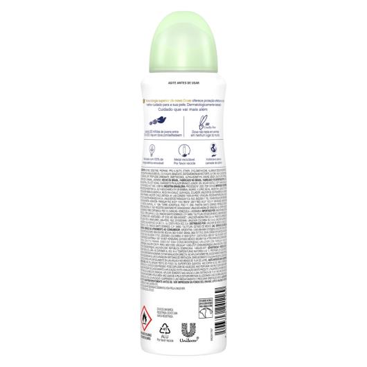 Desodorante Antitranspirante Aerosol Dove Go Fresh Pepino e Chá Verde 150ml - Imagem em destaque