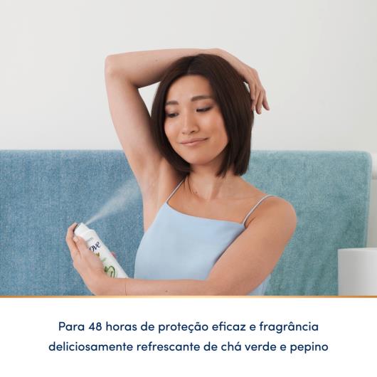 Desodorante Antitranspirante Aerosol Dove Go Fresh Pepino e Chá Verde 150ml - Imagem em destaque