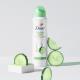 Desodorante Antitranspirante Aerosol Dove Pepino e Chá Verde 150ml - Imagem 7506306241169-(6).jpg em miniatúra