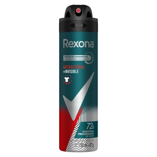 Desodorante Rexona Men Antibacterial + Invisible 150ml - Imagem em destaque