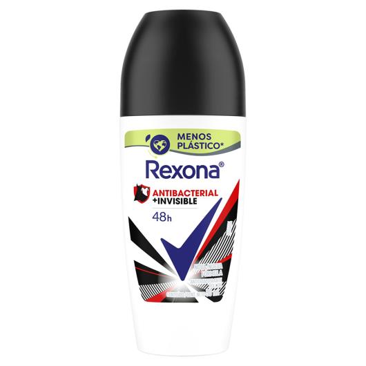 Antitranspirante Roll-On Antibacterial e Invisible Rexona 50ml - Imagem em destaque