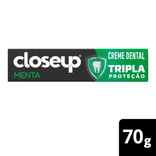 Creme Dental Closeup Triple Menta 70g - Imagem em destaque