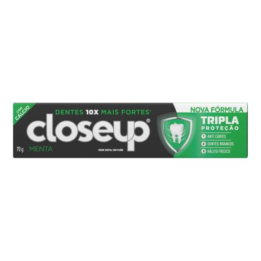 Creme Dental Closeup Triple Menta 70g - Imagem em destaque