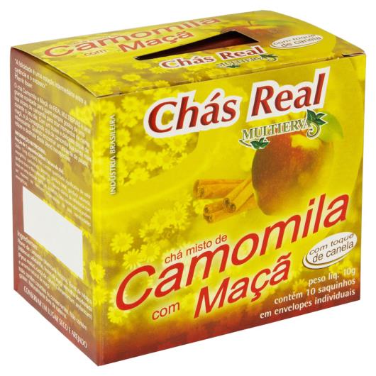 Chá Camomila com Maçã Real Multiervas Caixa 10g 10 Unidades - Imagem em destaque
