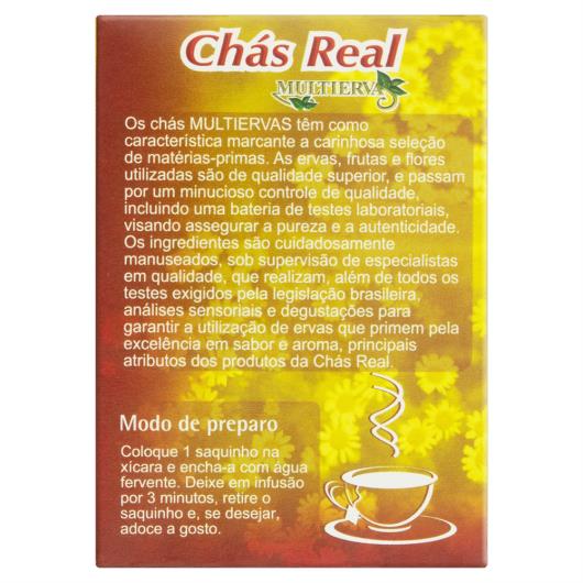 Chá Camomila com Maçã Real Multiervas Caixa 10g 10 Unidades - Imagem em destaque